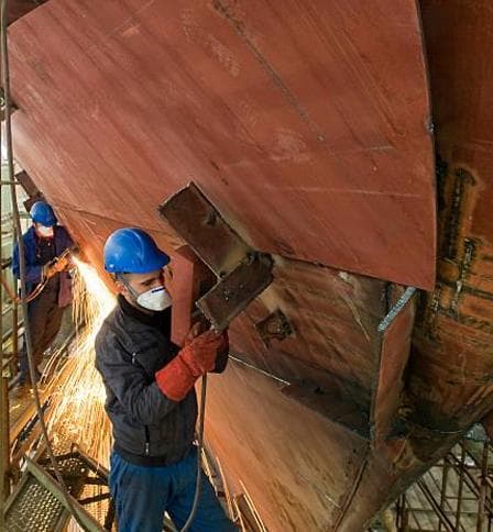 PNS/M Khalid — Ballast Tank Works — Pakistan Navy engineering project by FAST Engineering & Services — photo 4